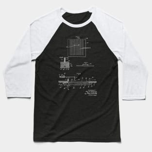 Water Jet Propelled Vintage Patent Hand Drawing Baseball T-Shirt